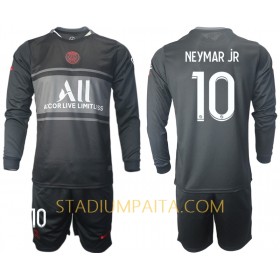 Virallinen pelipaita Paris Saint-Germain Neymar JR 10 Kolmas 2021-22 Pitkähihainen - Lasten( + Lyhyet housut )